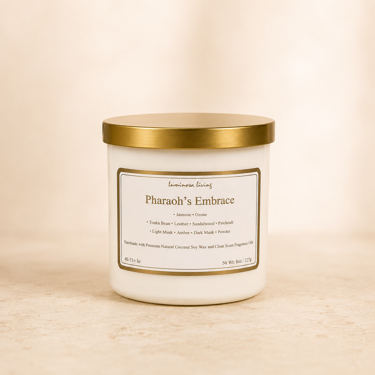 Pharaoh's Embrace | 8 oz Luxury Coconut Soy Candle