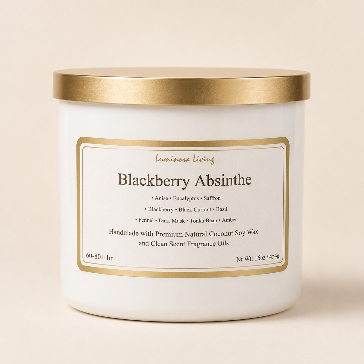 Blackberry Absinthe | 16 oz Luxury Coconut Soy Candle