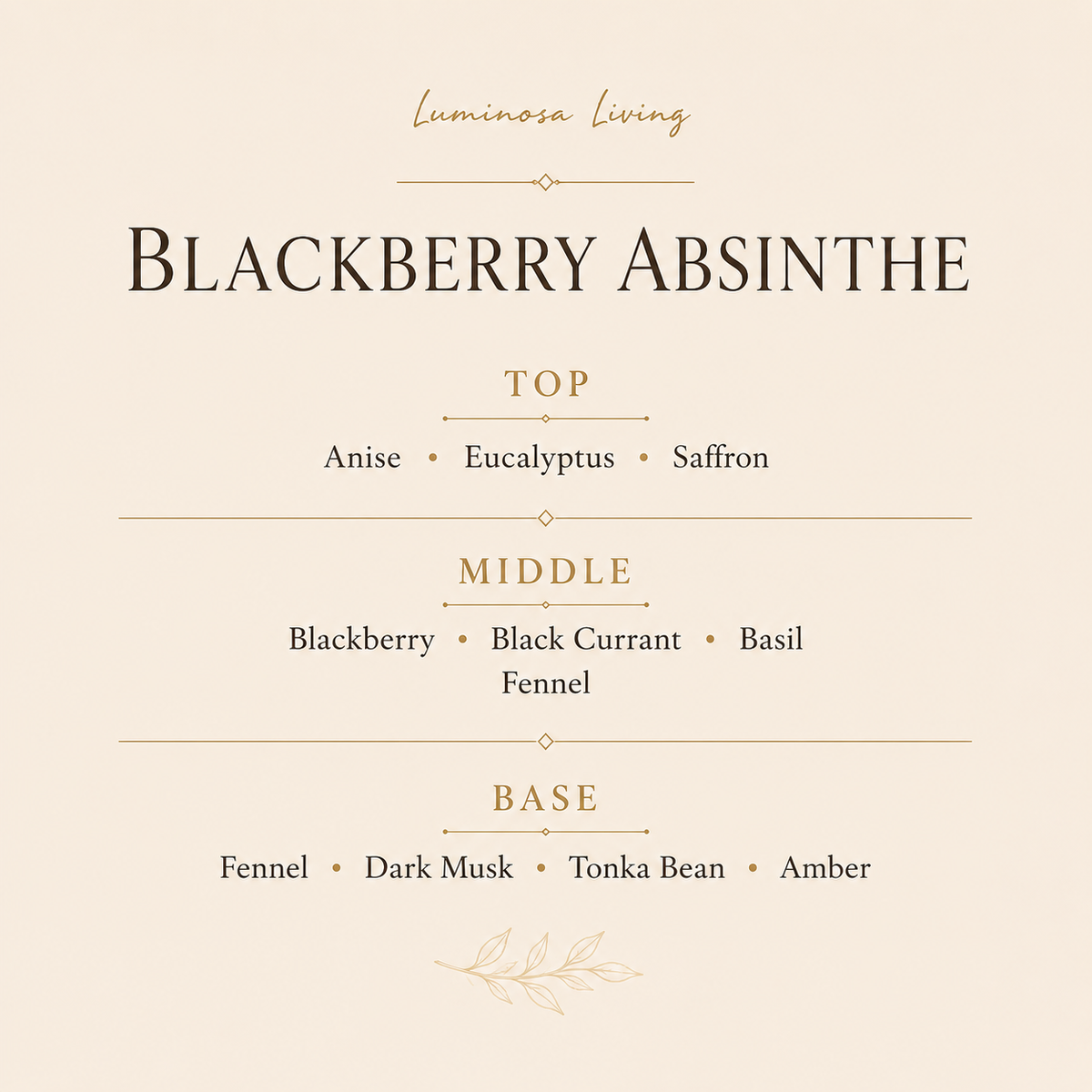 Blackberry Absinthe | 16 oz Luxury Coconut Soy Candle