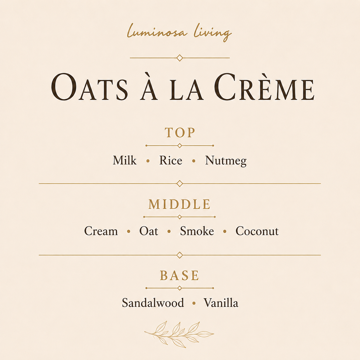 Oats à la Crème | 16 oz Luxury Coconut Soy Candle