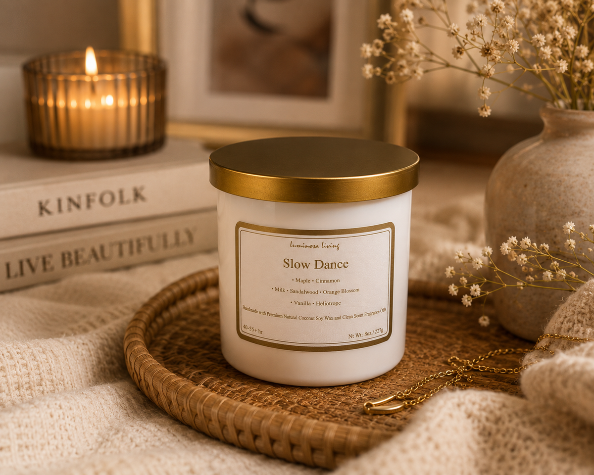 Slow Dance | 8 oz Luxury Coconut Soy Candle